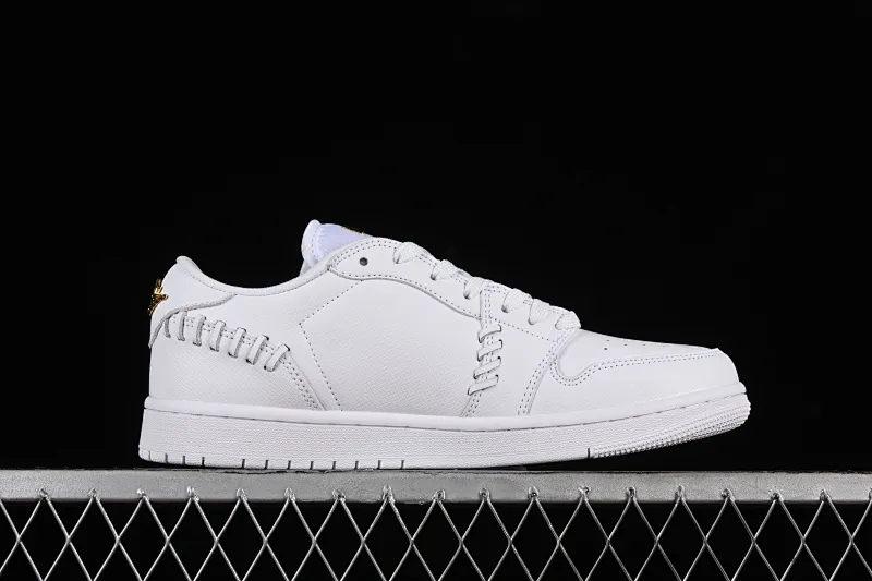 All categories Air Jordan Jordan series basketball shoes Air Jordan 1 Low Air Jordan 1 Low "Method of Make" AJ1 Joe 1 white gold low-top cultural and leisure sports shoes FN5032-100